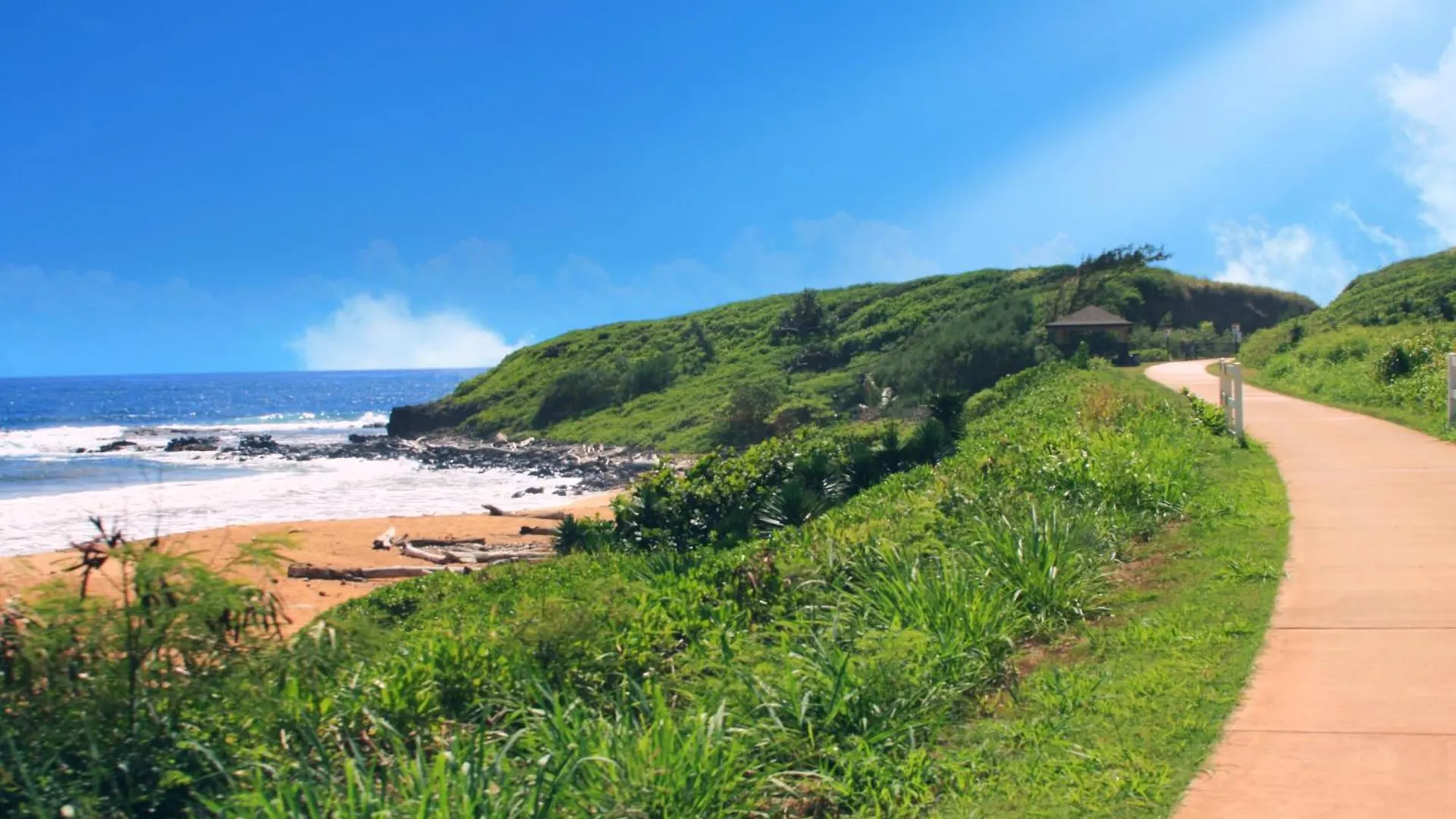 度假居 Gardenfront Escape With Ocean Views At Kapa'A Sands 24
