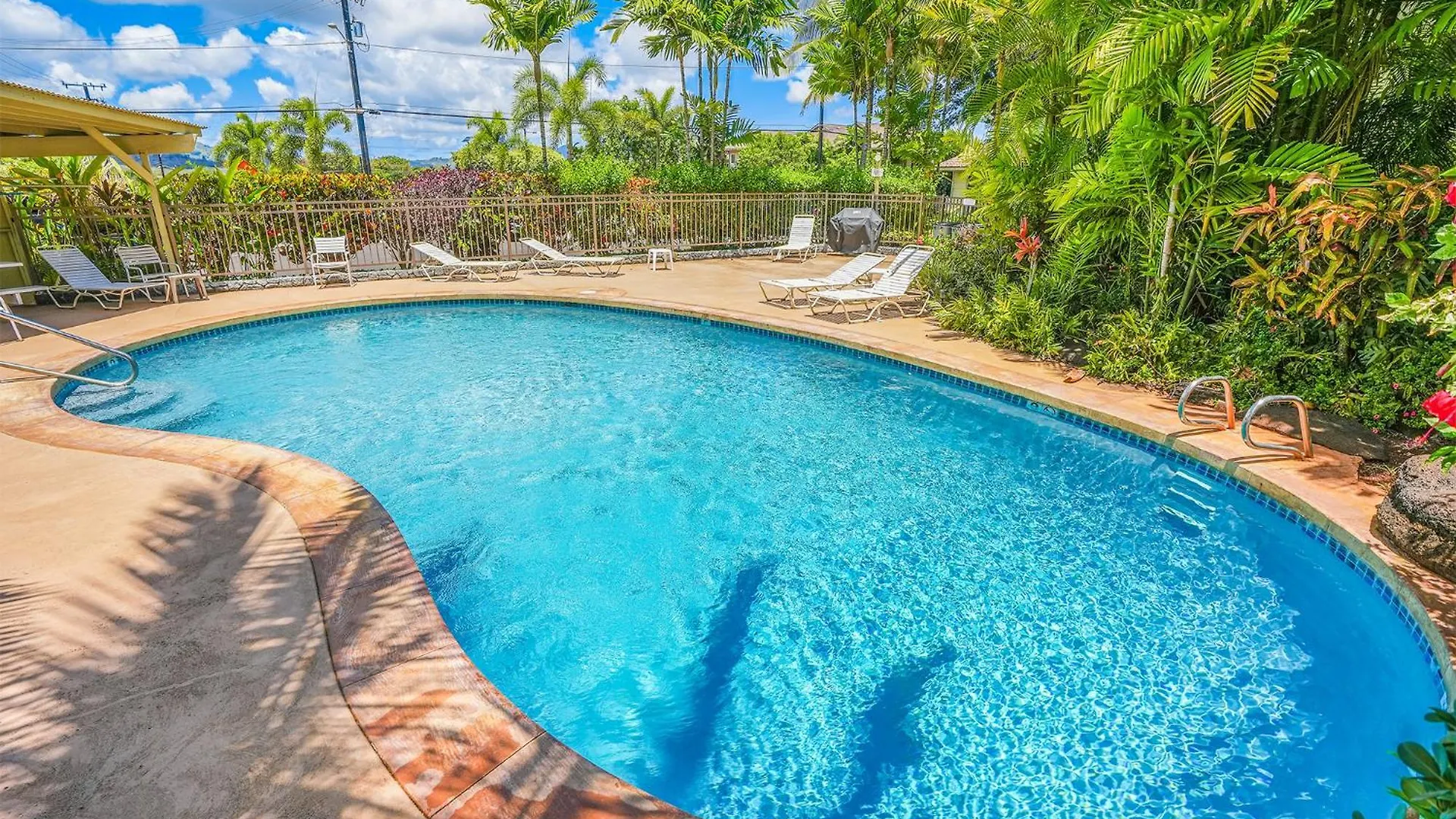 度假居 Gardenfront Escape With Ocean Views At Kapa'A Sands 24