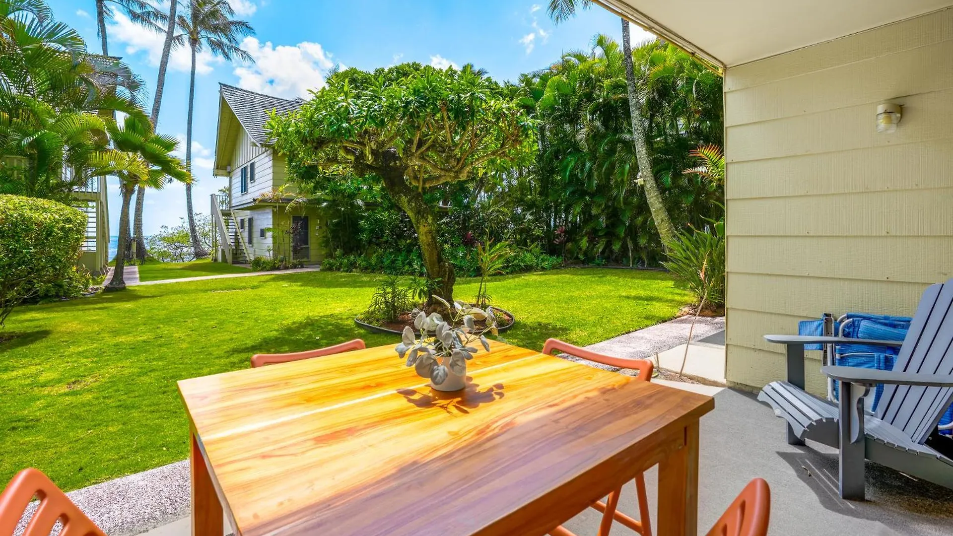 度假居 Gardenfront Escape With Ocean Views At Kapa'A Sands 24 美国