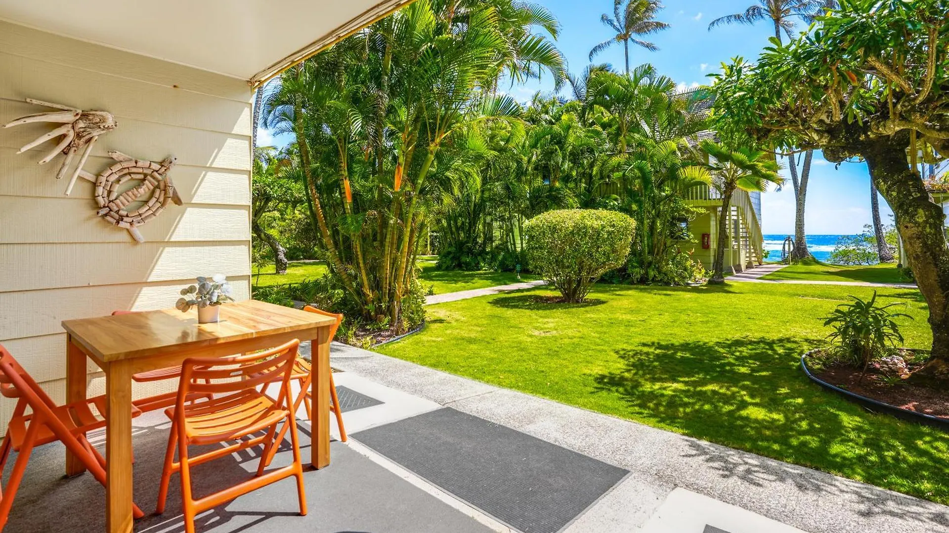 Gardenfront Escape With Ocean Views At Kapa'A Sands 24 0*,